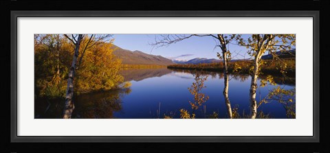 Framed Vistas River, Lapland, Sweden Print