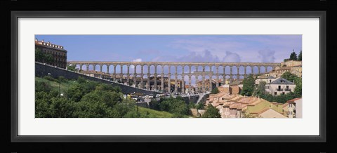 Framed Road Under An Aqueduct, Segovia, Spain Print