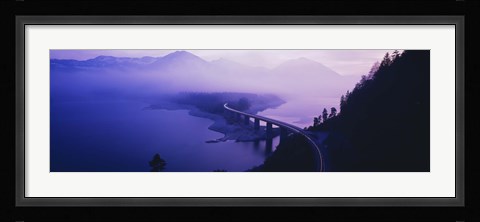 Framed Twilight road Germany Print