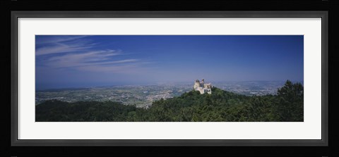 Framed Pena Palace, Sintra, Lisbon, Portugal Print