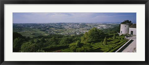 Framed High angle view of a town, Pousada, Sintra, Lisbon, Portugal Print