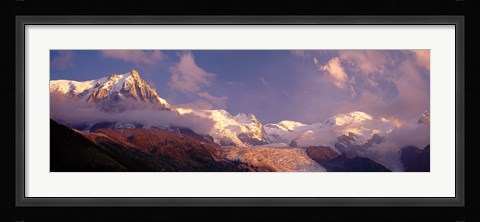 Framed Haute-Savoie, Mountains, Mountain View, Alps, France Print