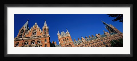 Framed St Pancras Railway Station London England Print