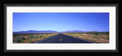 Framed Road, Nevada, USA Print