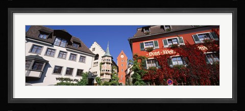 Framed Germany, Meersburg, Lake Constance, Low angle view of the buildings Print