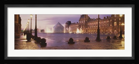 Framed Louvre Museum Paris France Print