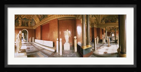 Framed Interior Louvre Museum Greco Roman Room Paris France Print