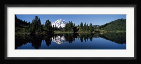 Framed Eunice Lake Mt Rainier National Park WA USA Print