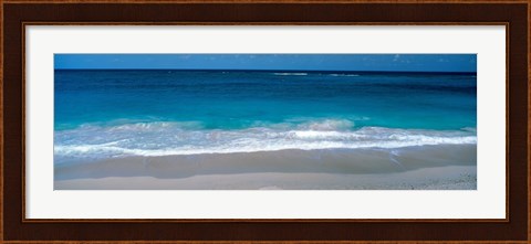 Framed Waters Edge Barbados Caribbean Print