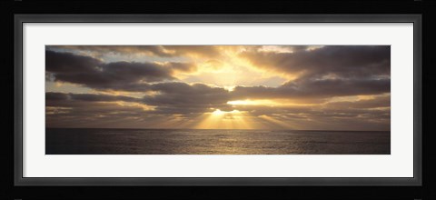 Framed Sunset Sub Antarctic Australia Print