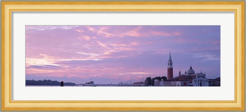 Framed Church in a city, San Giorgio Maggiore, Grand Canal, Venice, Italy Print