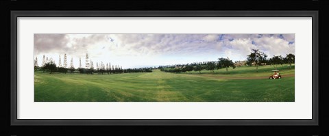 Framed Golf Course Maui HI USA Print