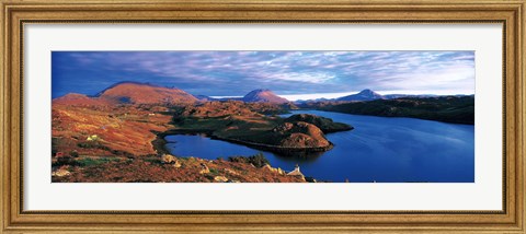 Framed Loch Inchard Sutherland Scotland Print