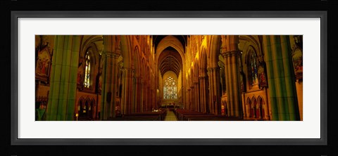 Framed St. Mary's Cathedral, Sydney, New South Wales, United Kingdom, Australia Print