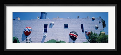 Framed Building With Balloon Decorations, Louisville, Kentucky, USA Print