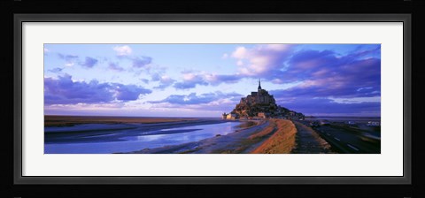 Framed Mont St Michel France Print