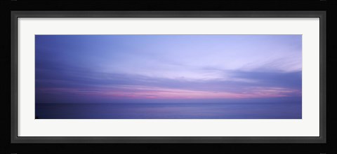 Framed Clouds over the ocean, Atlantic Ocean, Bermuda, USA Print