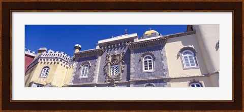 Framed Low angle view of a palace, Palacio Nacional Da Pena, Sintra, Lisbon, Portugal Print