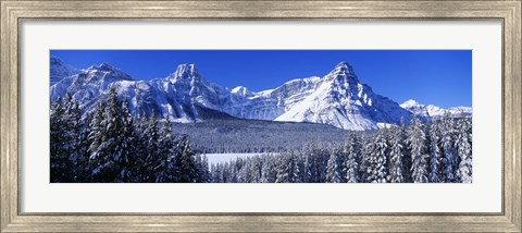 Framed Banff National Park in Winter, Alberta Canada Print