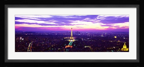 Framed France, Paris, Eiffel Tower Print
