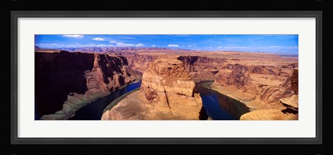 Framed Muleshoe Bend at a river, Colorado River, Arizona, USA Print