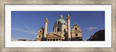 Framed Austria, Vienna, Facade of St. Charles Church Print