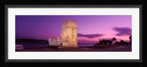 Framed Portugal, Lisbon, Belem Tower Print