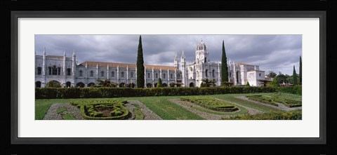 Framed Portugal, Lisbon, Facade of Jeronimos Monastery Print