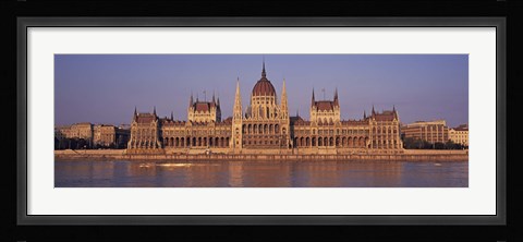 Framed Hungary, Budapest, View of the Parliament building Print