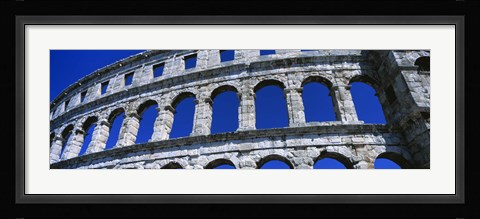 Framed Roman Amphitheater, Pula, Croatia Print