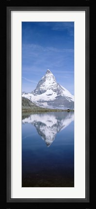 Framed Matterhorn, Zermatt, Switzerland (vertical) Print