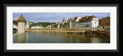 Framed Chapel Bridge, Luzern, Switzerland Print