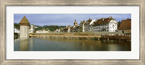 Framed Chapel Bridge, Luzern, Switzerland Print