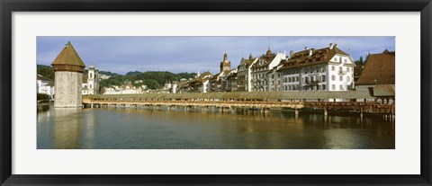 Framed Chapel Bridge, Luzern, Switzerland Print
