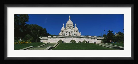 Framed Facade of a basilica, Basilique Du Sacre Coeur, Paris, France Print