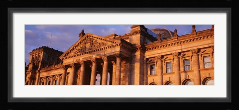 Framed Facade Of The Parliament Building, Berlin, Germany Print