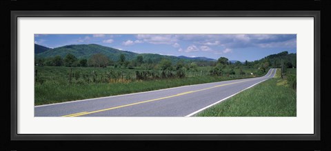 Framed Road passing through a landscape, Virginia State Route 231, Madison County, Virginia, USA Print