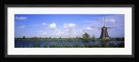 Framed Windmill Holland Print