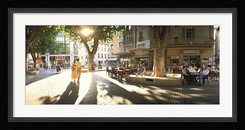 Framed Cafe Provence France Print