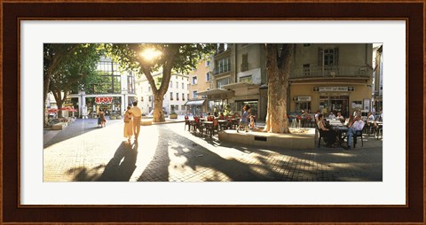Framed Cafe Provence France Print