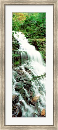 Framed Ganoga Falls Ricketts Glenn State Park PA Print