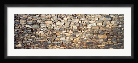 Framed Low angle view of a stone wall, New Mexico, USA Print
