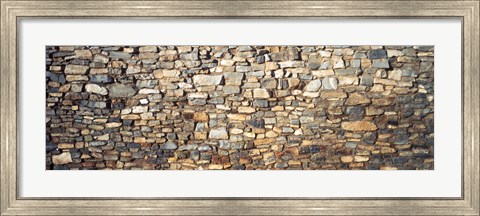Framed Low angle view of a stone wall, New Mexico, USA Print