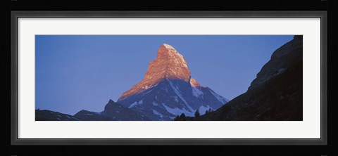 Framed Mt Matterhorn Zermatt Switzerland Print