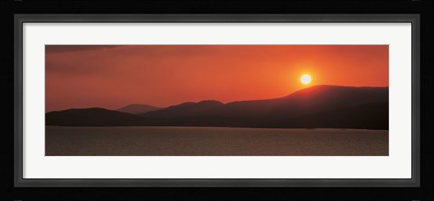 Framed Kenmare River at sunset Ireland Print