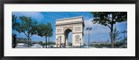 Framed France, Paris, Arc de Triomphe (day) Print