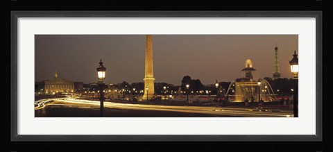 Framed Place de la Concorde Paris France Print