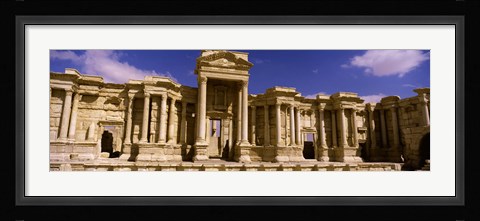 Framed Facade of a theater, Roman Theater, Palmyra, Syria Print