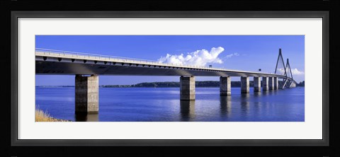 Framed Farobridge, Denmark Print