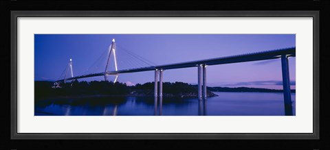Framed Sunninge Bridge, Uddevalla, Sweden Print